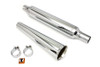 V-Twin - Chrome Muffler with Megaphone Tip