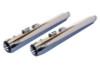 V-Twin #7414 - Wyatt Gatling Muffler Set With Chrome End Caps