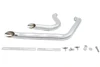 V-Twin #300668 - Stacked Short Goose Style Drag Pipe Set Chrome