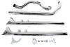 V-Twin - True Dual Header with Fishtails Chrome