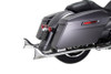 V-Twin - True Dual Header with Fishtails Chrome