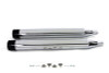 Wyatt Gatling #3674 - Chrome Touring Style Muffler Set