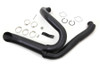 Wyatt Gatling - Black Wyatt Gatling 2 into 1 Exhaust Pipe Header Kit