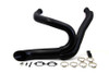 V-Twin - Black Wyatt Gatling 2 into 1 Exhaust Pipe Header Kit