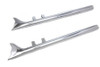 Wyatt Gatling - Wyatt Gatling 32 inch Scalloped Fishtail Set Chrome