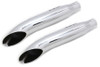 Wyatt Gatling - 16 inch Turn Out Muffler Set Chrome