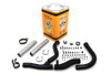 V-Twin - Black Replica Panhead Exhaust Header Kit