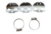 V-Twin #63788 - Chrome Skull Heat Shield
