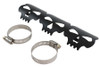 V-Twin #63788B - Black Skull Heat Shield