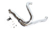 Wyatt Gatling #7947 - Chrome Wyatt Gatling 2 into 1 Exhaust Pipe Header Kit