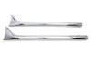Wyatt Gatling - 36 inch Straight Fishtail Extension Set Chrome