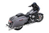 V-Twin - M8 36 inch Straight Fishtail Exhaust Extension Set Chrome