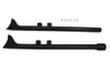 V-Twin - M8 36 inch Straight Fishtail Exhaust Extension Set Black