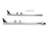 V-Twin - M8 33 inch Straight Fishtail Exhaust Extension Set Chrome