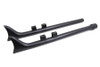 V-Twin - M8 33 inch Straight Fishtail Exhaust Extension Set Black