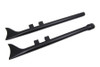 V-Twin - M8 33 inch Straight Fishtail Exhaust Extension Set Black