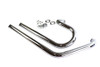 V-Twin #78837 - Side By Side Drag Pipe Set Chrome