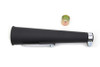 V-Twin #77980B - Black Megaphone Widow Trust Muffler