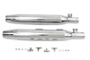 V-Twin #9990 - Chrome Slip On Muffler Set