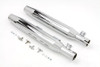 V-Twin #9990 - Chrome Slip On Muffler Set