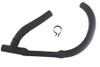 V-Twin #78227B - 45W Exhaust Header Set Black
