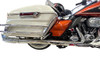V-Twin - 1961 Style Fishtail Muffler Kit Chrome