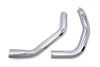 V-Twin #78544 - Plain Heat Shield Set Chrome