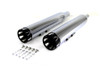 V-Twin - M8 Revolver Muffler Set with Black Tip