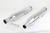 V-Twin - M8 Revolver Muffler Set with Black Tip