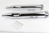 V-Twin - M8 Revolver Muffler Set with Black Tip
