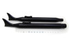 V-Twin #FH-01-BLACK - M8 Black Fishtail Muffler Set