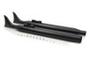 V-Twin #FH-01-BLACK - M8 Black Fishtail Muffler Set