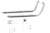 Paughco #731SD40TC - 40 inch Shotgun Exhaust Drag Pipe Set Slash Cut Style