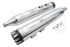 Wyatt Gatling - Wyatt Gatling Muffler Set Chrome With Black Revolver Tips