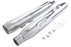 Wyatt Gatling - Wyatt Gatling Muffler Set Chrome with Chrome Rocket Booster