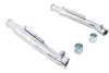 V-Twin - Chrome 20 inch Megaphone Upsweep Slip On Muffler Set