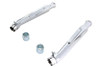 V-Twin - Chrome 20 inch Megaphone Upsweep Slip On Muffler Set