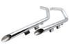 Ultima #60-218 - Ultima Exhaust 2 inch Drag Pipe Set Slash Cut Ends