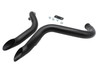 Ultima #60-361 - Big Growl Exhaust Drag Pipe Short Shots Black