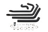 Wyatt Gatling #2476 - Wyatt Gatling FXST Street Fighter Drag Pipe Set Black