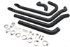 Wyatt Gatling #2476 - Wyatt Gatling FXST Street Fighter Drag Pipe Set Black