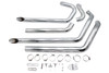 Wyatt Gatling #2477 - Wyatt Gatling FXST Street Fighter Drag Pipe Set Chrome