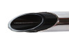 V-Twin - Exhaust Drag Pipe Set with Short Black Slash Tips