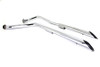 MCM #8210 - MCM Exhaust Drag Pipe Set with Black Tips