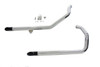 V-Twin #8220 - Wyatt Gatling Exhaust Drag Pipe Set With Black Slash Tips