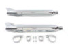 V-Twin - Replica Fishtail Muffler Set Chrome