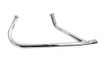 V-Twin #65454-57 - Replica 2 into 1 Exhaust Header Pipe Set Chrome