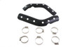 V-Twin #75028AB - XL Heat Shield Set Black