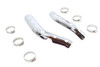 V-Twin #75028A - XL Heat Shield Set Chrome