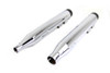 Wyatt Gatling #8376 - Wyatt Gatling Muffler Set Chrome with Black Stub Nose Tip